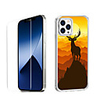 Chinese Style Case For Apple iPhone 12 iPhone 11 iPhone 12 Pro Max Unique Design Protective Case with Screen Protector Shockproof Back Cover TPU