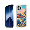 Chinese Style Case For Apple iPhone 12 iPhone 11 iPhone 12 Pro Max Unique Design Protective Case with Screen Protector Shockproof Back Cover TPU