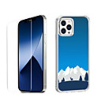 Chinese Style Case For Apple iPhone 12 iPhone 11 iPhone 12 Pro Max Unique Design Protective Case with Screen Protector Shockproof Back Cover TPU