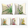 Chinese Style Double Side Cushion Cover 5PC Soft Decorative Square Throw Pillow Cover Cushion Case Pillowcase for Bedroom Livingroom Superior Quality Machine Washable Indoor Cushion for Sofa Couch Bed Chair miniinthebox