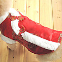Chinese Style Dress for Dogs (XS – XL,  Red)