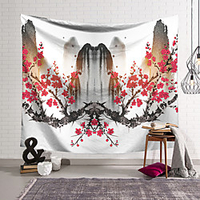 Chinese Style Ink Painting Style Wall Tapestry Art Decor Blanket Curtain Hanging Home Bedroom Living Room Decoration Polyester miniinthebox