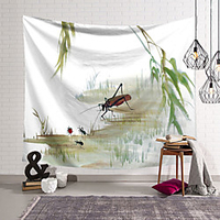 Chinese Style Wall Tapestry Art Decor Blanket Curtain Hanging Home Bedroom Living Room Decoration Polyester miniinthebox