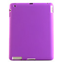 Chocolate Beans Silicone Case for Apple iPad 2 2nd Generation(Purple)