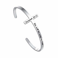 christian gifts for women,  religious cross bracelets bible verse mantra jewelry,  his will his way my faith