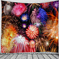 Christmas / Classic Theme Wall Decor 100% Polyester Classic / Fantasy Wall Art,  150100 cm Decoration
