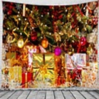 Christmas / Classic Theme Wall Decor 100% Polyester Classic / Fantasy Wall Art,  150100 cm Decoration