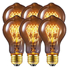 Christmas 6pcs 40W E26 E27 Incandescent Vintage Edison Lights Bulbs Decorative A60(A19) Warm White 2200-2800k Retro Dimmable 220-240 V miniinthebox