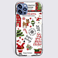 Christmas Case For Apple iPhone 12 iPhone 11 iPhone 12 Pro Max Unique Design Protective Case Shockproof Back Cover TPU