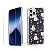 Christmas Case For Apple iPhone 12 iPhone 11 iPhone 12 Pro Max Unique Design Protective Case with Screen Protector Shockproof Back Cover TPU