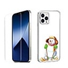 Christmas Case For Apple iPhone 12 iPhone 11 iPhone 12 Pro Max Unique Design Protective Case with Screen Protector Shockproof Back Cover TPU