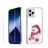 Christmas Case For Apple iPhone 12 iPhone 11 iPhone 12 Pro Max Unique Design Protective Case with Screen Protector Shockproof Back Cover TPU