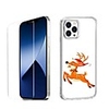 Christmas Case For Apple iPhone 12 iPhone 11 iPhone 12 Pro Max Unique Design Protective Case with Screen Protector Shockproof Back Cover TPU