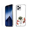 Christmas Case For Apple iPhone 12 iPhone 11 iPhone 12 Pro Max Unique Design Protective Case with Screen Protector Shockproof Back Cover TPU
