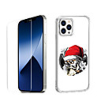 Christmas Case For Apple iPhone 12 iPhone 11 iPhone 12 Pro Max Unique Design Protective Case with Screen Protector Shockproof Back Cover TPU