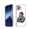 Christmas Case For Apple iPhone 12 iPhone 11 iPhone 12 Pro Max Unique Design Protective Case with Screen Protector Shockproof Back Cover TPU