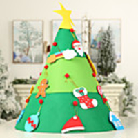 Christmas Decoration Cone Diy Christmas Tree Creative Children