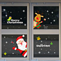 Christmas Decorations / Holiday Wall Stickers Animal Wall Stickers Decorative Wall Stickers,  PVC Home Decoration Wall Decal Wall / Window Decoration 1pc