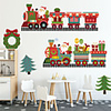Christmas Decorations / Holiday Wall Stickers Plane Wall Stickers / Holiday Wall Stickers Decorative Wall Stickers,  PVC Home Decoration Wall Decal Wall / Window Decoration 1pc