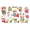 Christmas Decorations / Holiday Wall Stickers Plane Wall Stickers / Holiday Wall Stickers Decorative Wall Stickers,  PVC Home Decoration Wall Decal Wall / Window Decoration 1pc