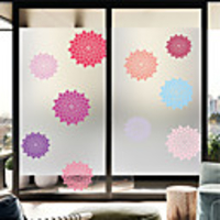 Christmas Decorations / Holiday Wall Stickers Plane Wall Stickers / Holiday Wall Stickers Decorative Wall Stickers,  PVC Home Decoration Wall Decal Wall / Window Decoration 1pc
