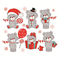 Christmas Decorations / Holiday Wall Stickers Plane Wall Stickers / Holiday Wall Stickers Decorative Wall Stickers,  PVC Home Decoration Wall Decal Wall / Window Decoration 1pc