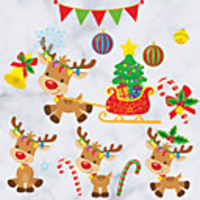 Christmas Decorations / Holiday Wall Stickers Plane Wall Stickers / Holiday Wall Stickers Decorative Wall Stickers,  PVC Home Decoration Wall Decal Wall / Window Decoration 1pc