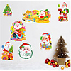 Christmas Decorations / Holiday Wall Stickers Plane Wall Stickers / Holiday Wall Stickers Decorative Wall Stickers,  PVC Home Decoration Wall Decal Wall / Window Decoration 1pc