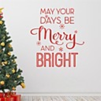 Christmas Decorations / Holiday Wall Stickers Plane Wall Stickers / Holiday Wall Stickers Decorative Wall Stickers,  PVC Home Decoration Wall Decal Wall / Window Decoration 1pc