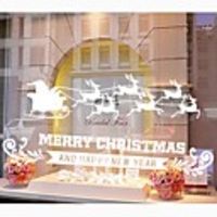 Christmas Decorations / Holiday Wall Stickers Plane Wall Stickers / Holiday Wall Stickers Decorative Wall Stickers,  PVC Home Decoration Wall Decal Wall / Window Decoration 1pc