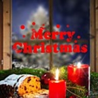 Christmas Decorations / Holiday Wall Stickers Plane Wall Stickers / Holiday Wall Stickers Decorative Wall Stickers,  PVC Home Decoration Wall Decal Wall / Window Decoration 1pc