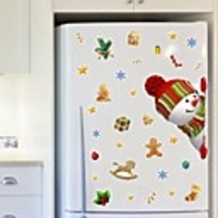 Christmas Decorations / Holiday Wall Stickers Plane Wall Stickers / Holiday Wall Stickers Decorative Wall Stickers,  PVC Home Decoration Wall Decal Wall / Window Decoration 1pc
