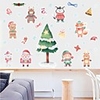 Christmas Decorations / Holiday Wall Stickers Plane Wall Stickers / Holiday Wall Stickers Decorative Wall Stickers,  PVC Home Decoration Wall Decal Wall / Window Decoration 1pc