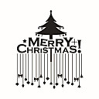 Christmas Decorations / Holiday Wall Stickers Plane Wall Stickers / Holiday Wall Stickers Decorative Wall Stickers,  PVC Home Decoration Wall Decal Wall / Window Decoration 1pc