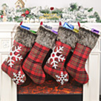 Christmas Decorations And Decorations New Year Gifts Christmas Plush Socks Gift Bags Christmas Tree Pendant Gift Bags