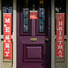 Christmas Decorations Couplets Hanging Cloth Atmosphere Wall Cloth Hanging Door Ornaments