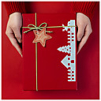 Christmas Decorations Foam Wall Stickers Fence Hut Stickers