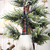 Christmas Decorations Lattice Hat Faceless Doll Pendant Forest Man Ornaments Creative Little Doll