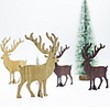 Christmas Decorations Wooden Splicing Christmas Elk Ornaments