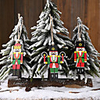 Christmas Decorations Wooden Walnut Soldier Standing Pendant Wooden Creative Pendant Doll Pendant