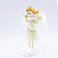 Christmas Decorative Objects Wind Gauze Skirt Cute Angel Doll Decoration Christmas Girl Gift