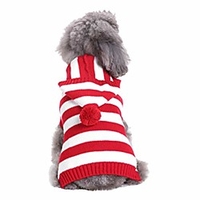 Christmas Dog Sweaters Dog Holiday Sweaters Puppy Snow Elk Reindeer Snowman Elf Sweaters Winter Knitwear Warm Clothes Funny Party Cosplay Dress for Small to Medium Dog Puppy Cats miniinthebox