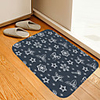Christmas Door Mat Bell Bow Digital Printing Floor Mat Modern Bath Mats Nonwoven Memory Foam Novelty Bathroom