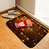 Christmas Door Mat Christmas Door Mat Stocking Digital Printing Floor Mat Modern Bath Mats Nonwoven Memory Foam Novelty Bathroom