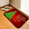 Christmas Door Mat English Christmas Door Mat Tree Orb Digital Printing Floor Mat Modern Bath Mats Nonwoven Memory Foam Novelty Bathroom