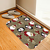 Christmas Door Mat Santa Penguin Digital Printing Floor Mat Modern Bath Mats Nonwoven Memory Foam Novelty Bathroom