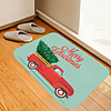 Christmas Door Mat Trolley Christmas Door Mat Tree Digital Printing Floor Mat Modern Bath Mats Nonwoven Memory Foam Novelty Bathroom