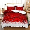 Christmas Gift Home Textiles 3D Print Bedding Set Duvet Cover Set with Pillowcase 2/3pcs Bedroom Duvet Cover Sets For Christmas Decoration