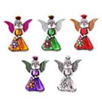 Christmas Gift Metal Angle Brooch (Random Color)