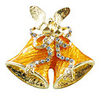 Christmas Gift Metal Bell Style Brooch
